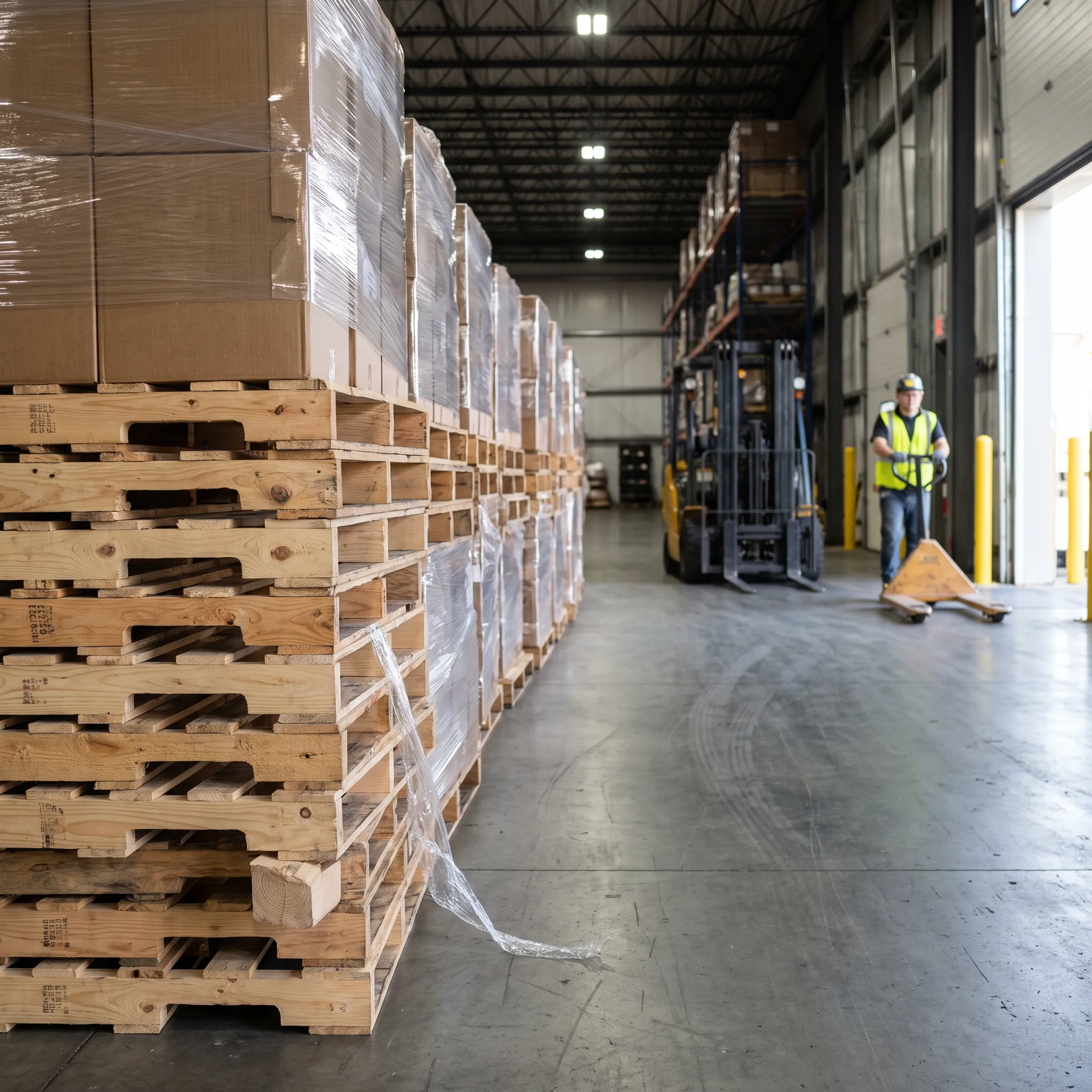 Warehouse storage and material handling pallets