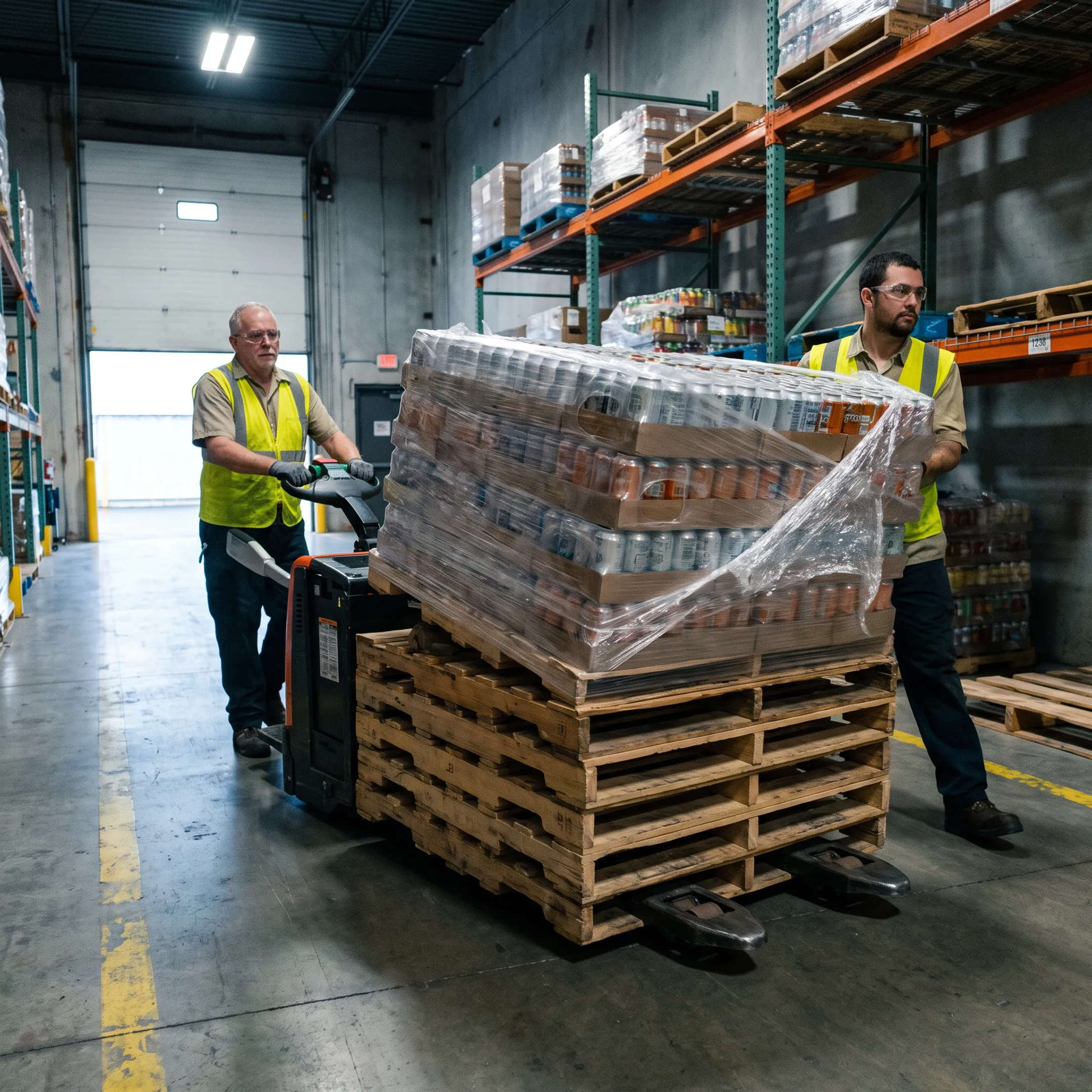 Warehouse material handling pallets