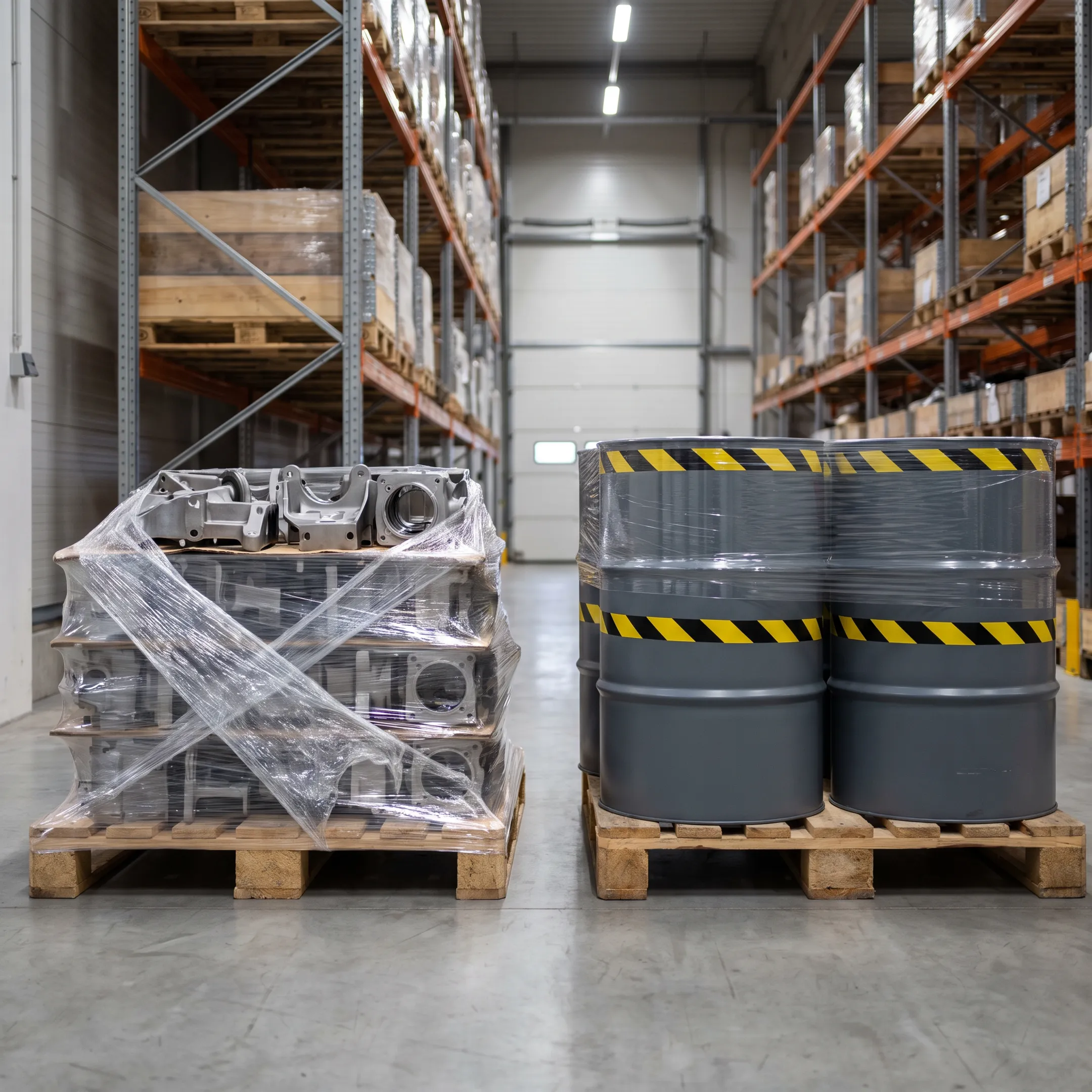Automotive and chemical pallet handling