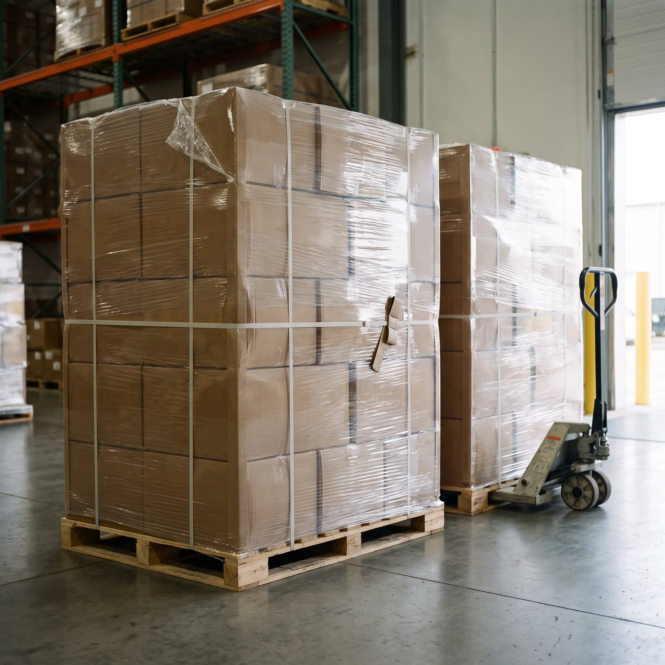 Food and beverage pallet handling