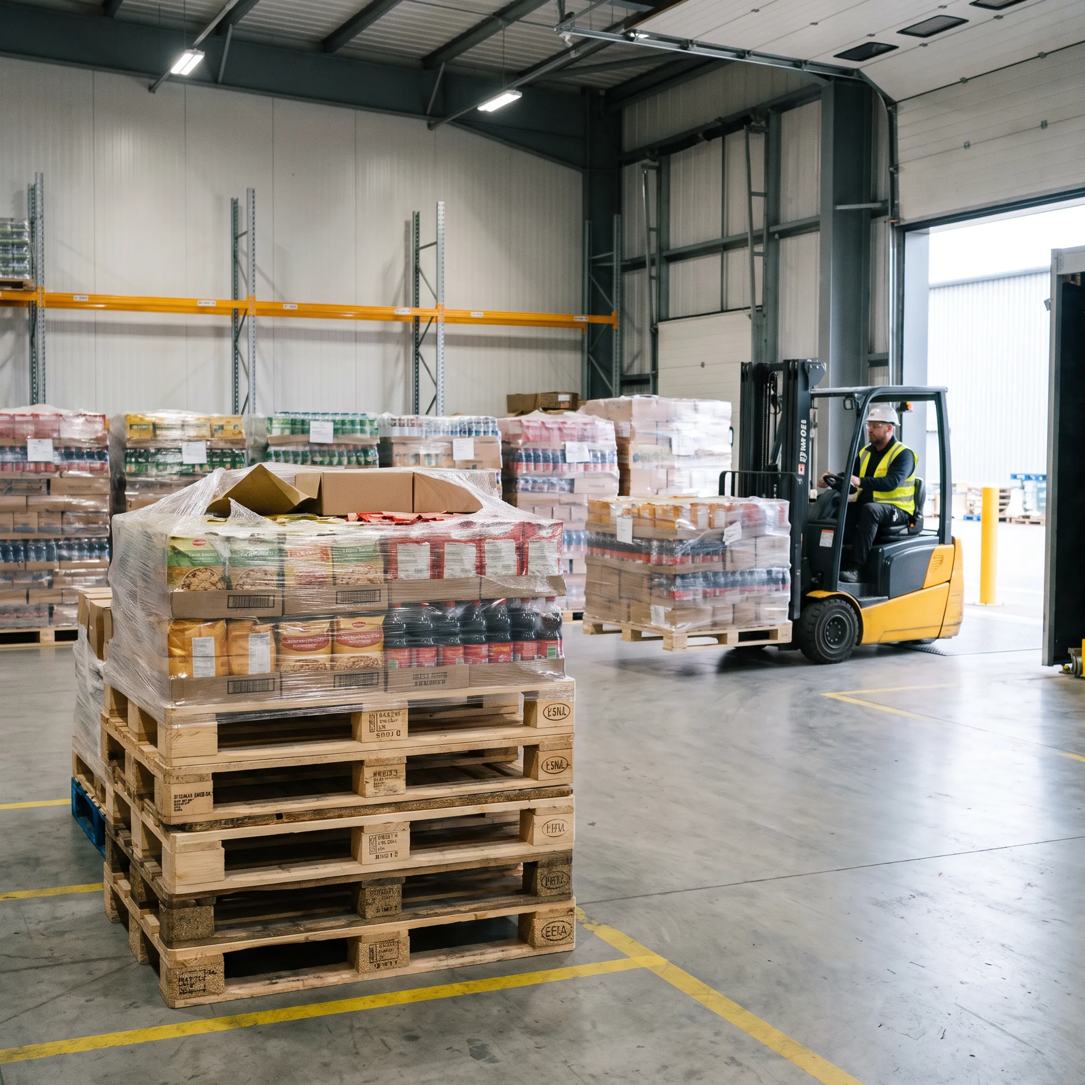 Food and Beverage pallet handling