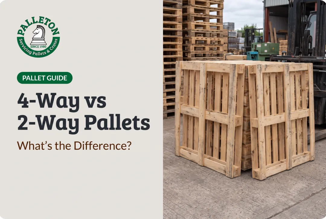 4-Way vs 2-Way Pallets: What's the Difference?
