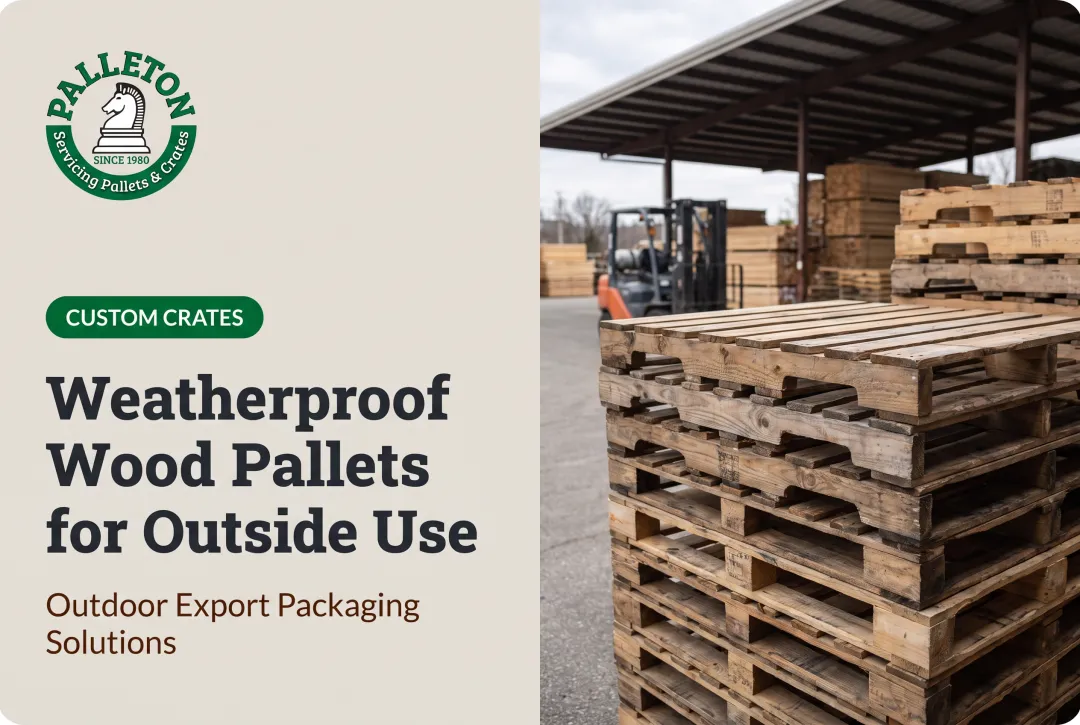Weatherproof Wood Pallets for Outside Use
