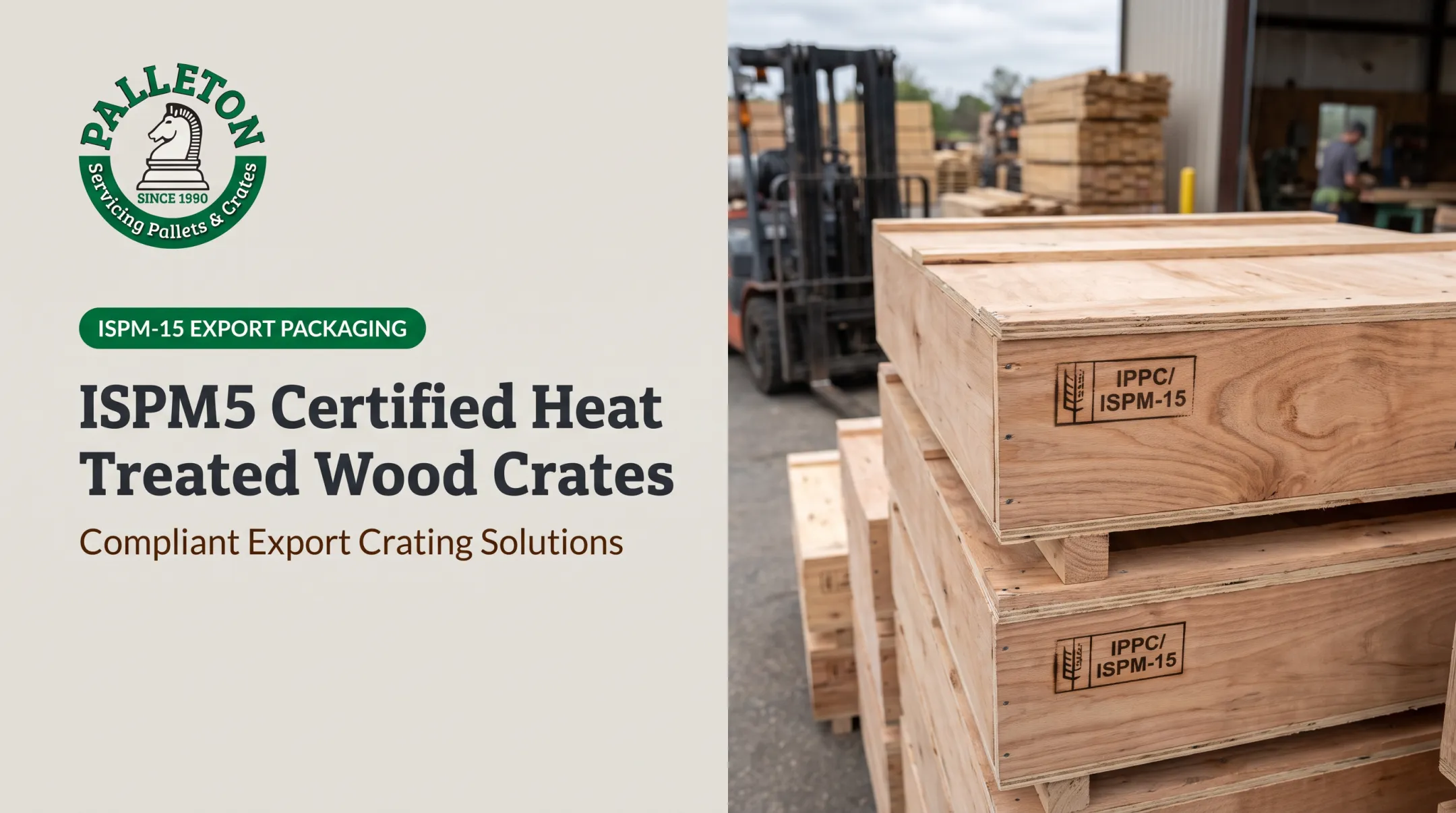 ISPM 15 Certified Heat Treated Wood Crates