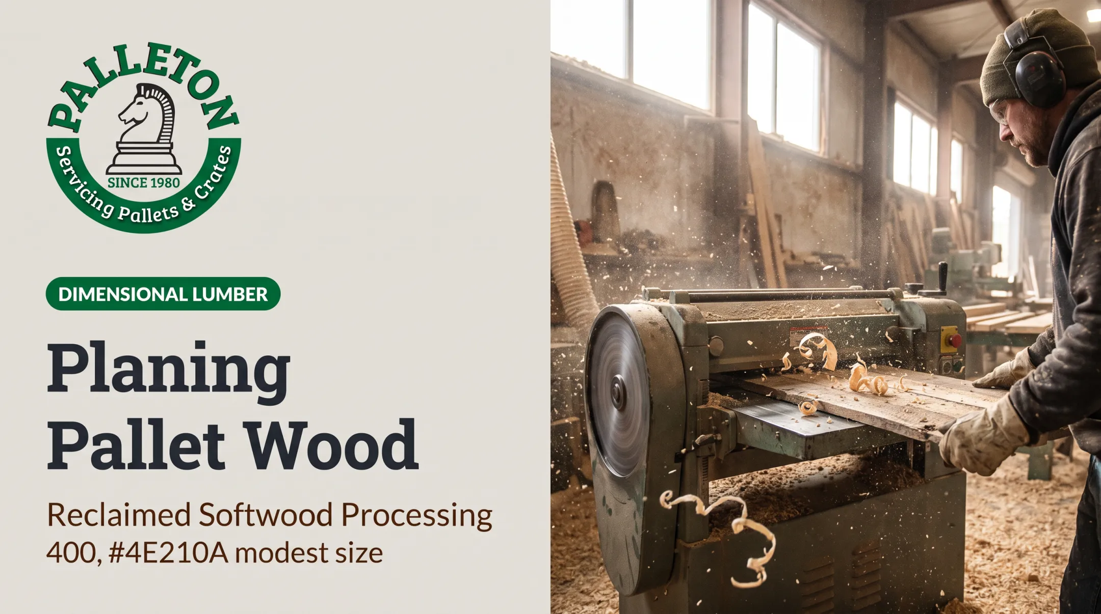 Planing Pallet Wood