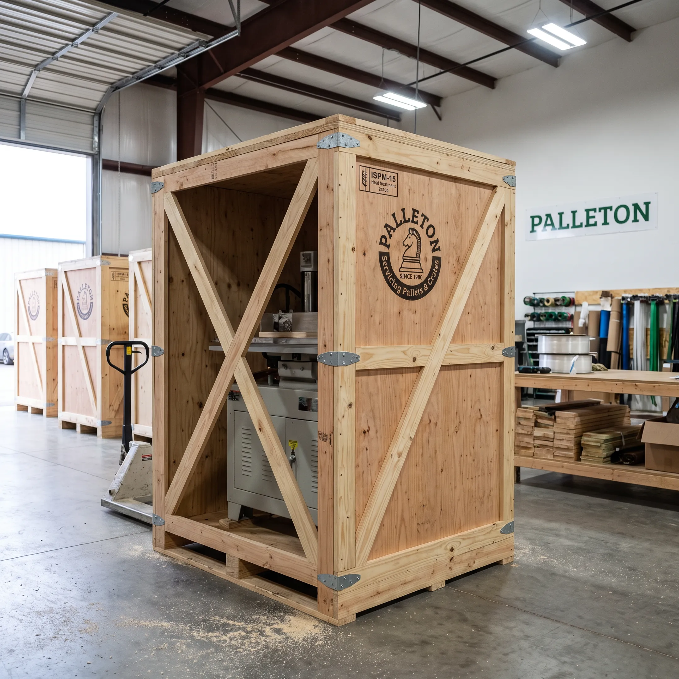 ISPM-15 Certified Wooden Export Crates