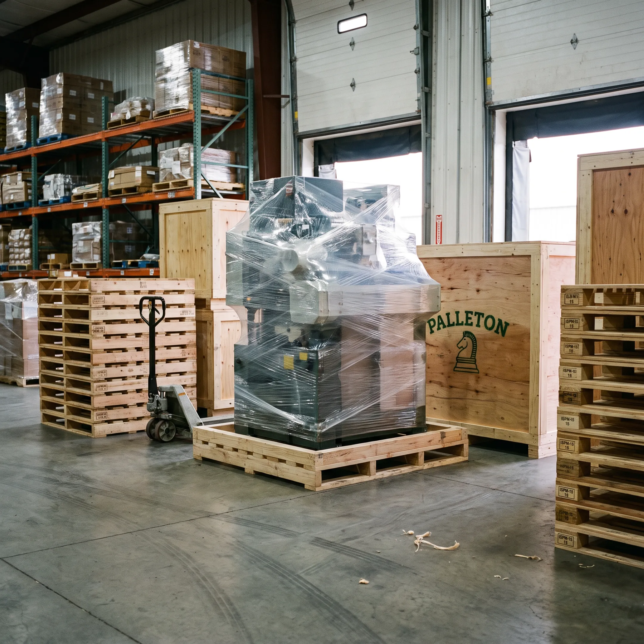 Engineered pallets and crates for freight