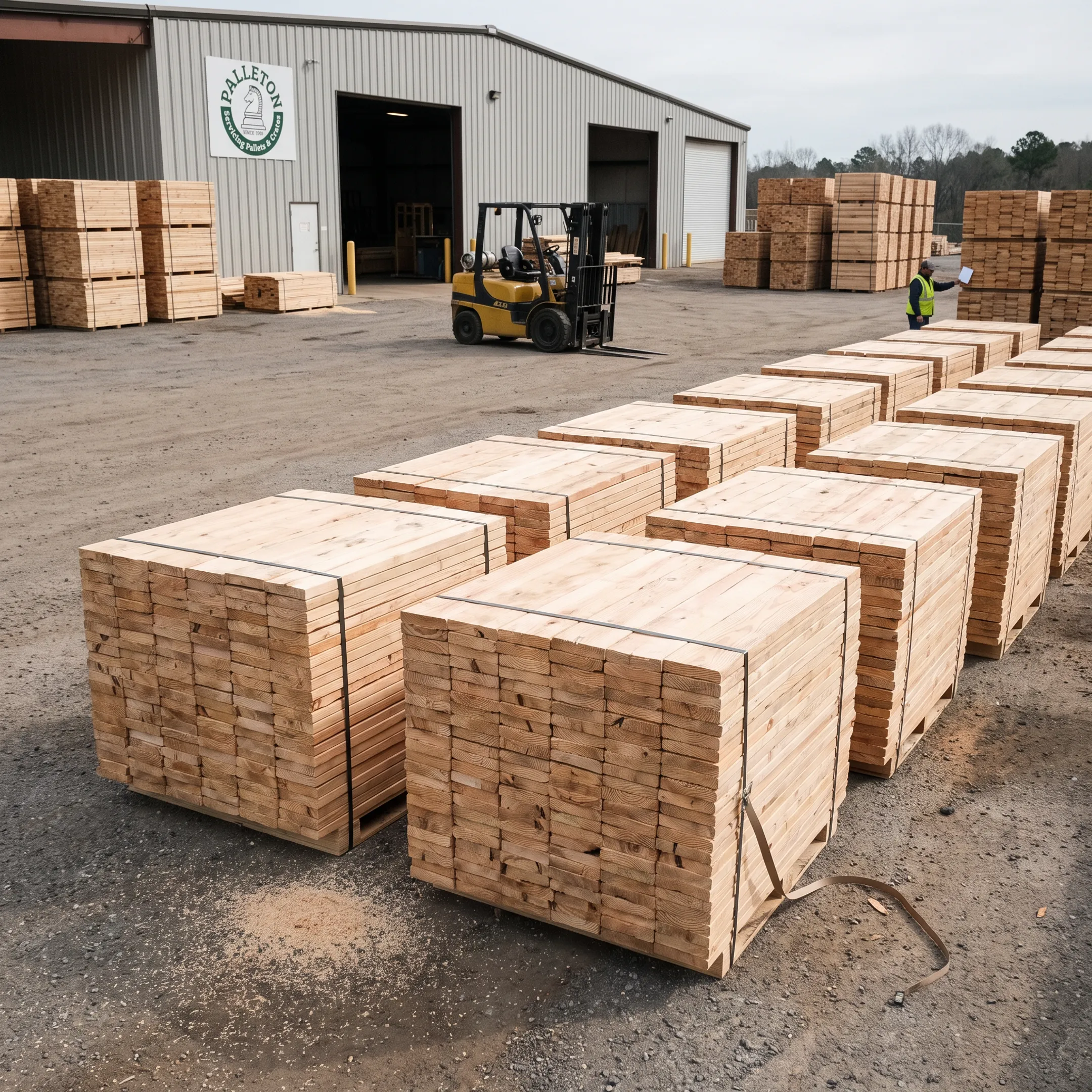 Pre-Cut Pallet Lumber Stock