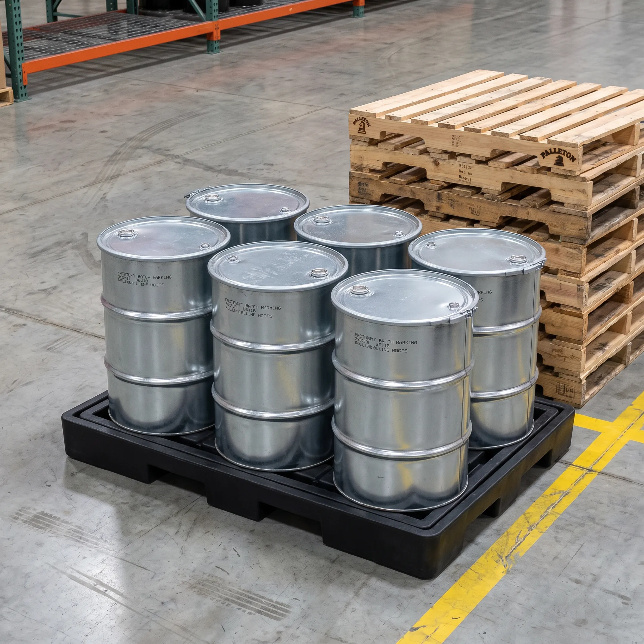 Drum Pallets for Spill Containment