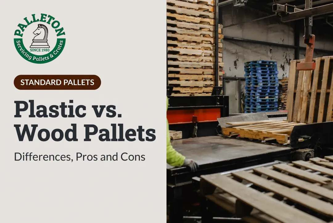 Plastic vs. Wood Pallets: Differences, Pros and Cons