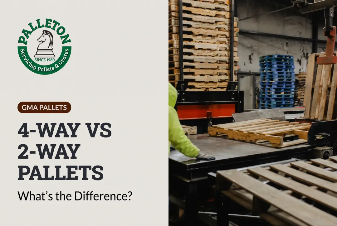 4-Way vs 2-Way Pallets: What's the Difference?