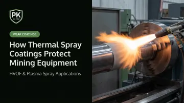 How Thermal Spray Coatings Protect Mining Equipment
