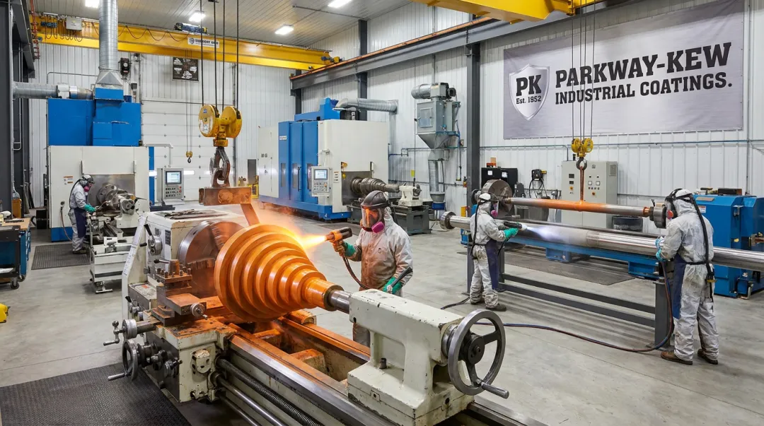 Parkway-Kew industrial coating facility applying proprietary wear-resistant solutions