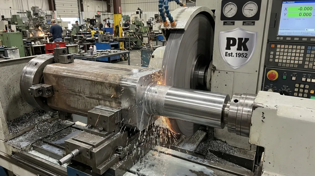 Parkway-Kew CNC grinding process restoring worn wire drawing block surface