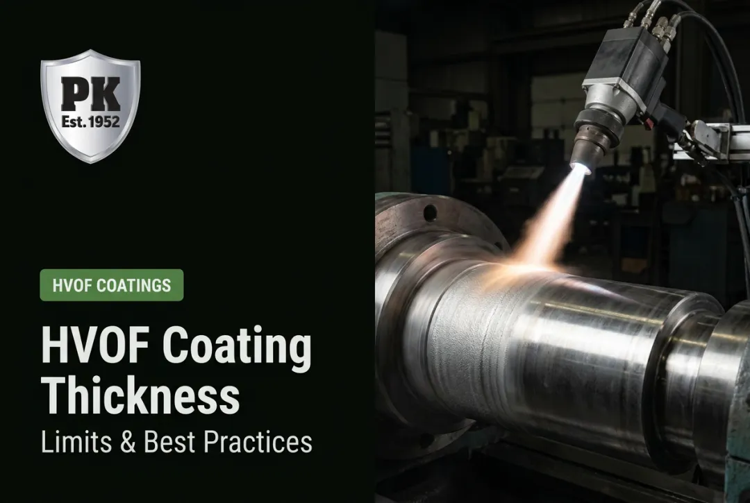 HVOF Coating Thickness: Limits & Best Practices