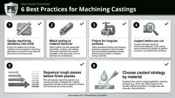 Six best practices checklist for machining cast components