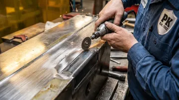 Restore and Grind repair process on worn wire drawing block coating