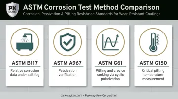 Four ASTM corrosion resistance test methods comparison for stainless steel validation