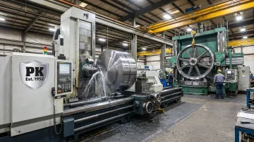 Parkway-Kew large-format CNC turning and grinding shop floor equipment