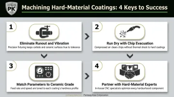 Four-step process for maximizing ceramic milling tool performance and results