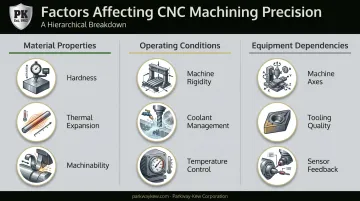 Three key factors affecting CNC machining precision and tolerance control