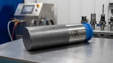 Parkway-Kew fracking plunger with PK-730 tungsten carbide coating after precision CNC milling