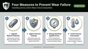 Four-step stress corrosion cracking prevention strategy process flow diagram