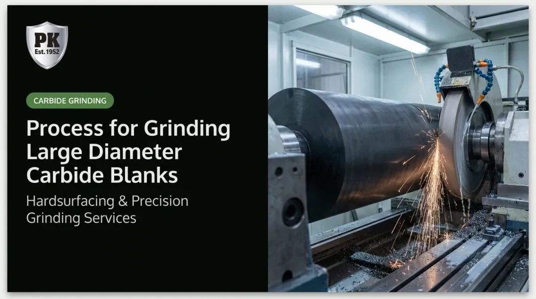 Process for Grinding Large Diameter Carbide Blanks