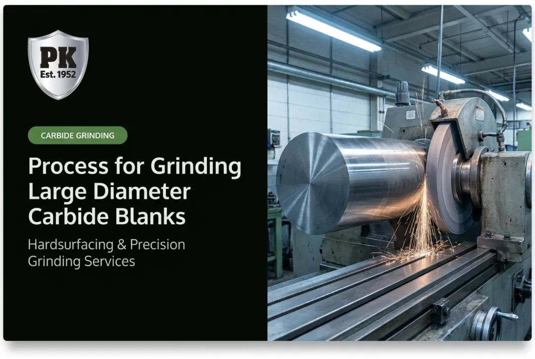 Process for Grinding Large Diameter Carbide Blanks