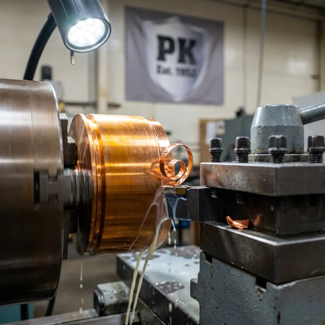 Custom Copper CNC Machined Components — Precision Services