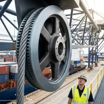 Heavy Industry coated machinery component application