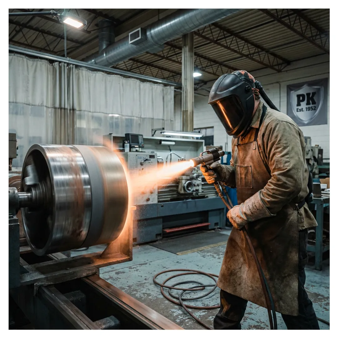 Industrial spray coating service technician