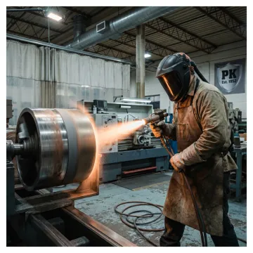 Industrial spray coating service technician