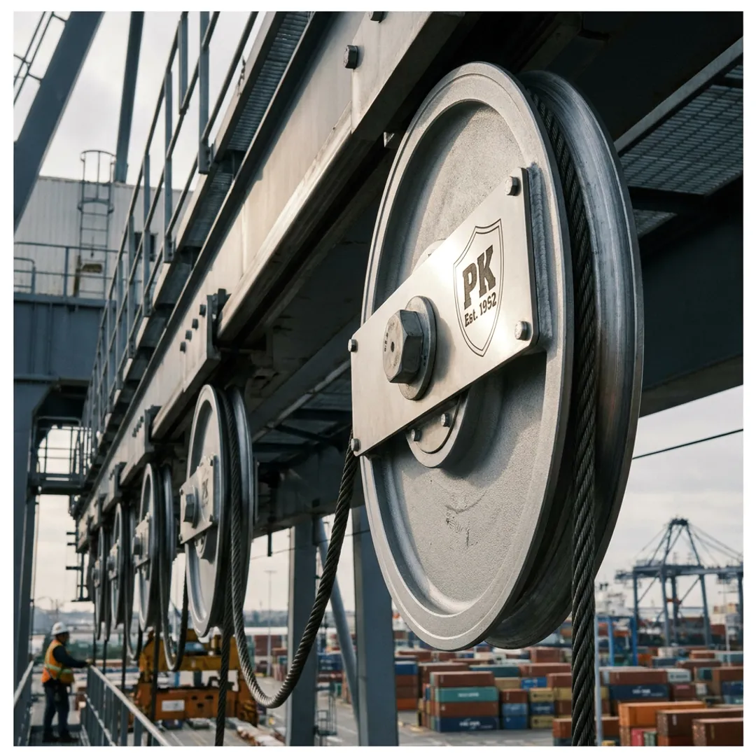 Shipping Terminals festoon wheel coating