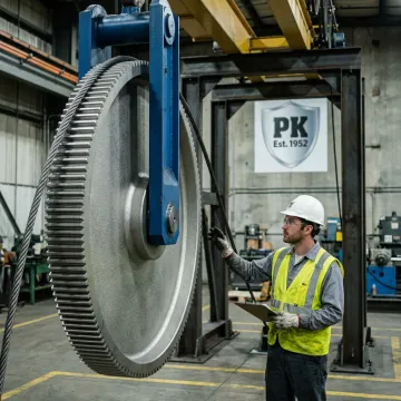Heavy industry NC coated rope pulley