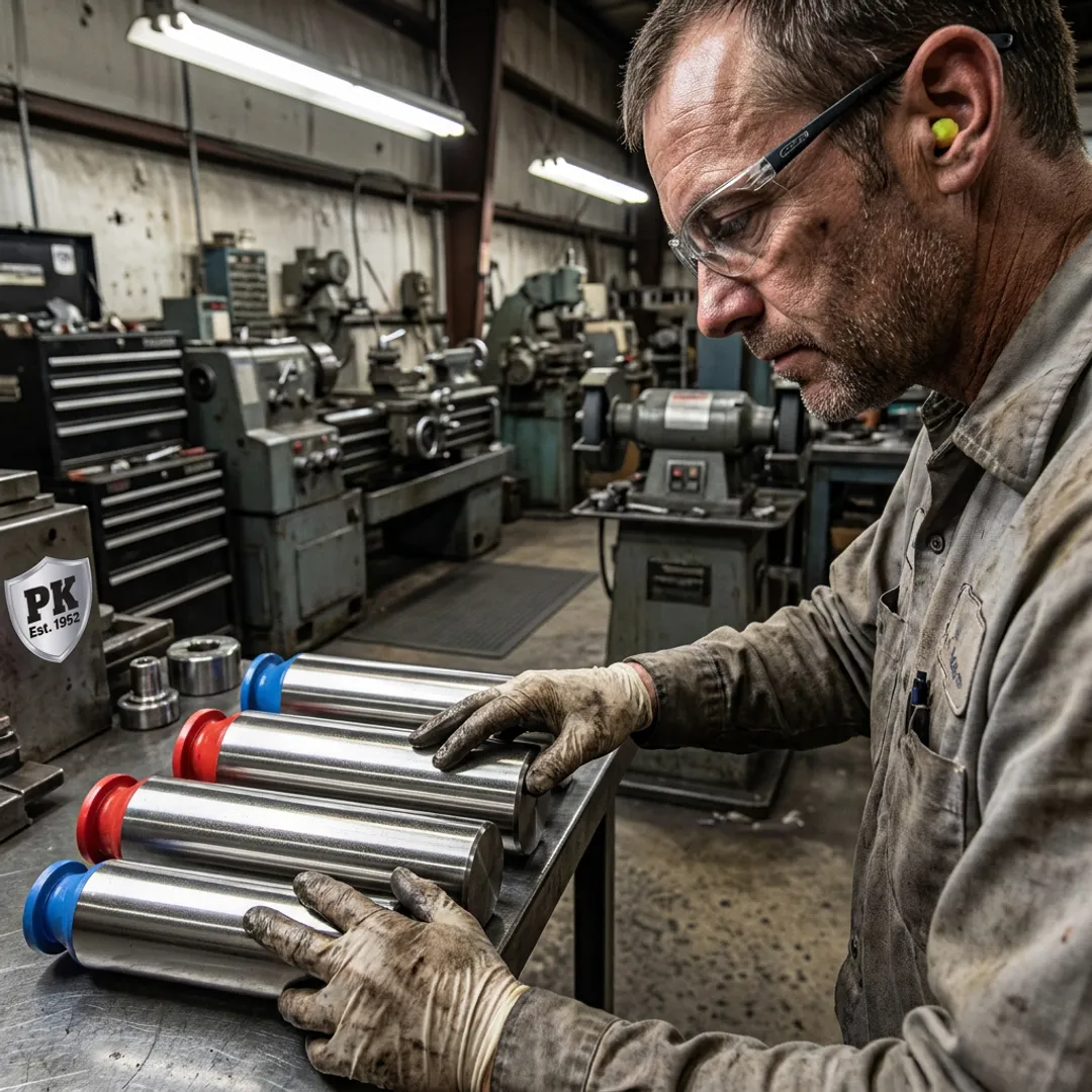 Hard coating applied to industrial metal components