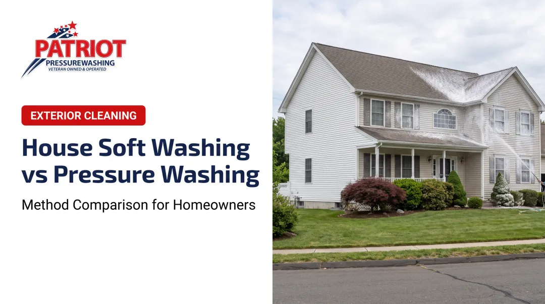 House Soft Washing vs Pressure Washing