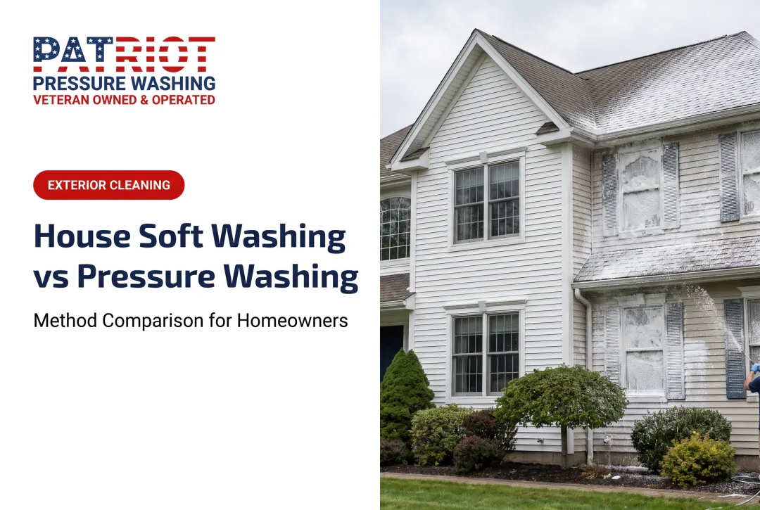 House Soft Washing vs Pressure Washing