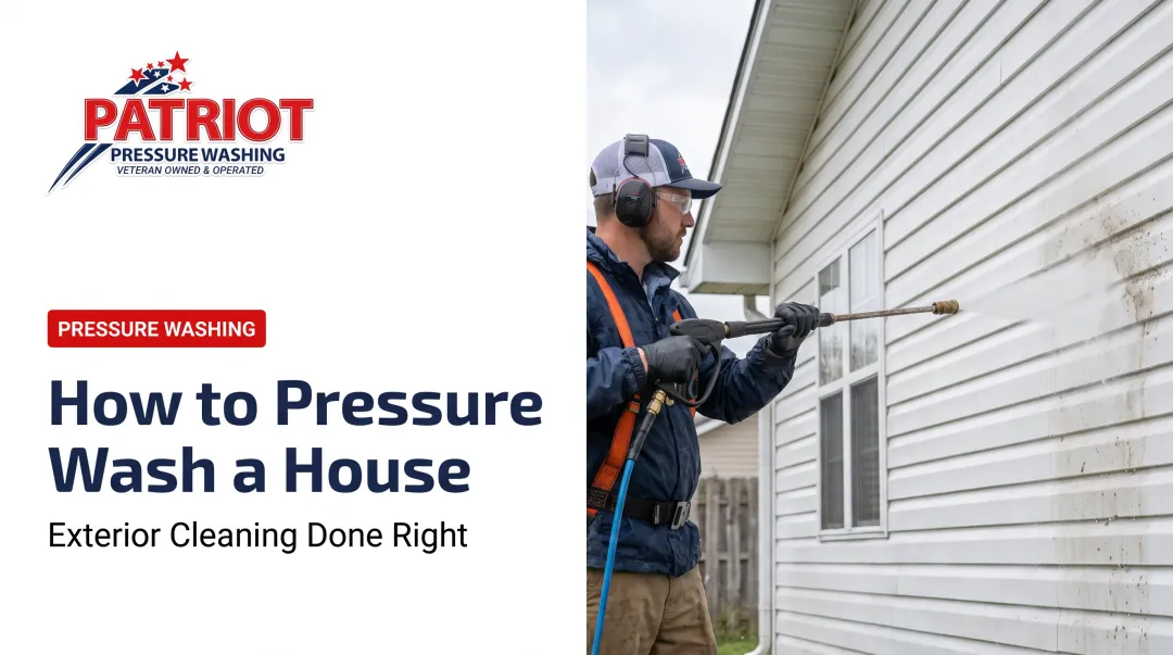 How to Pressure Wash a House