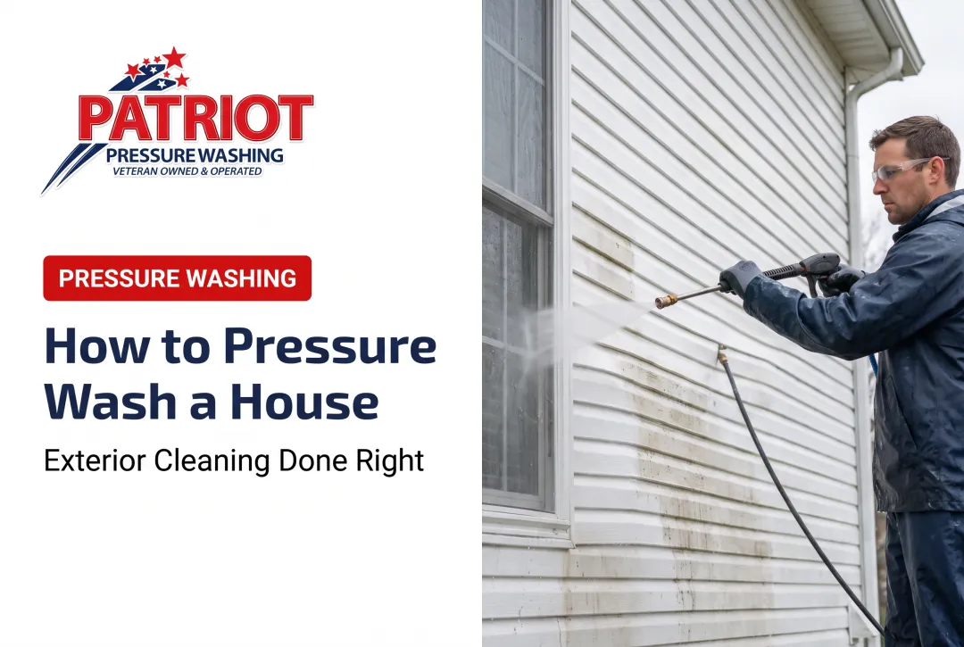 How to Pressure Wash a House