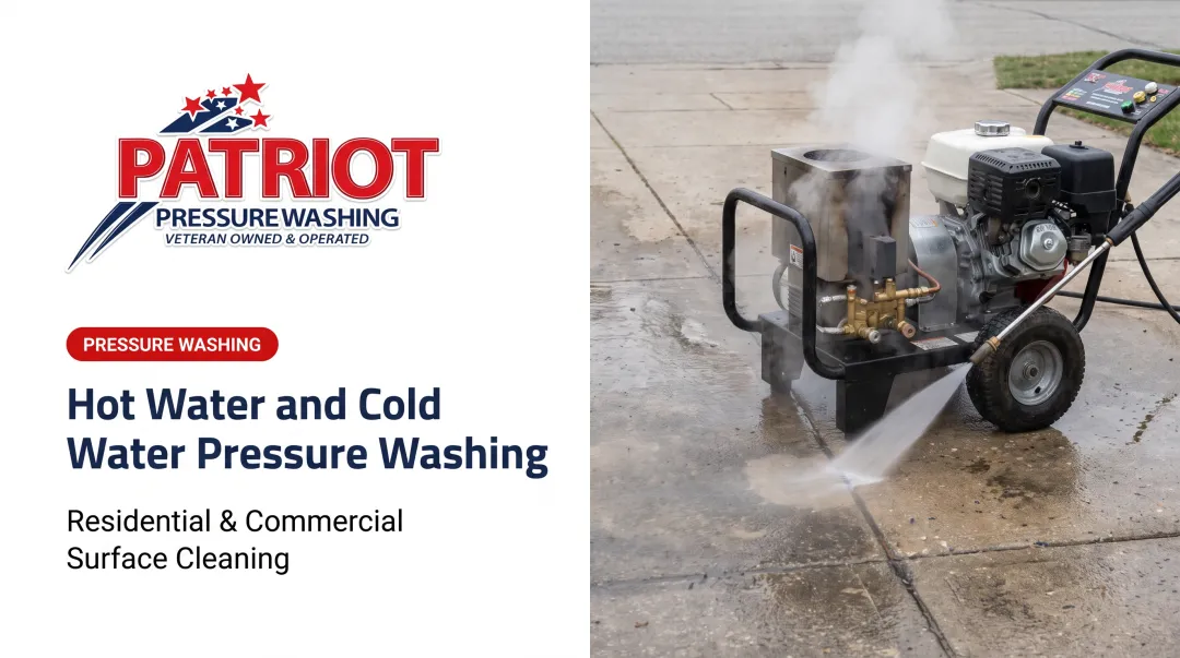 Hot Water and Cold Water Pressure Washing