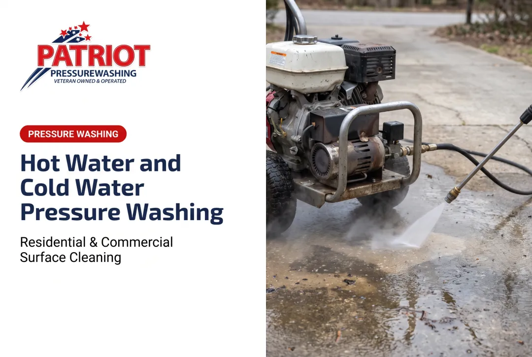 Hot Water and Cold Water Pressure Washing