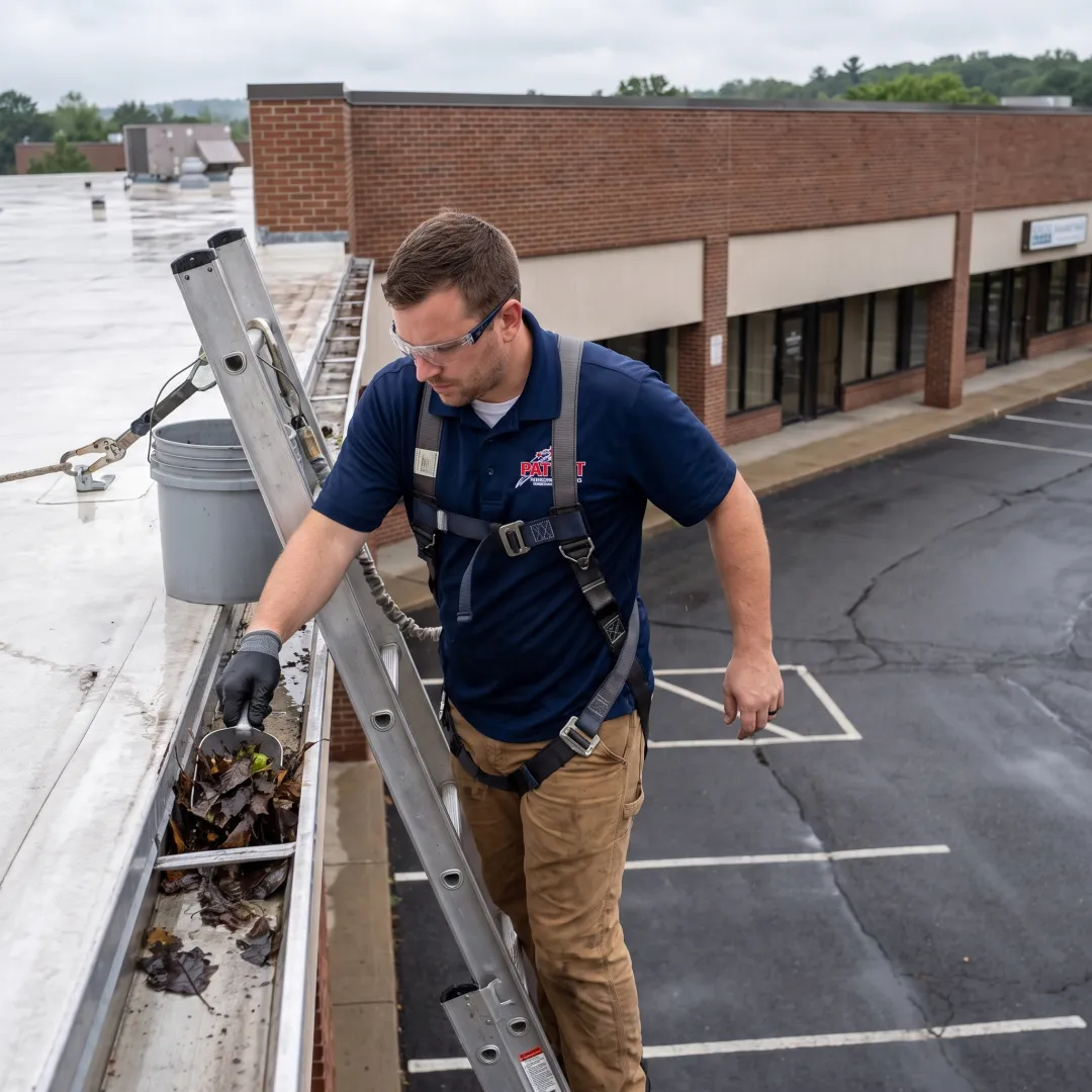 Commercial Gutter Cleaning Service
