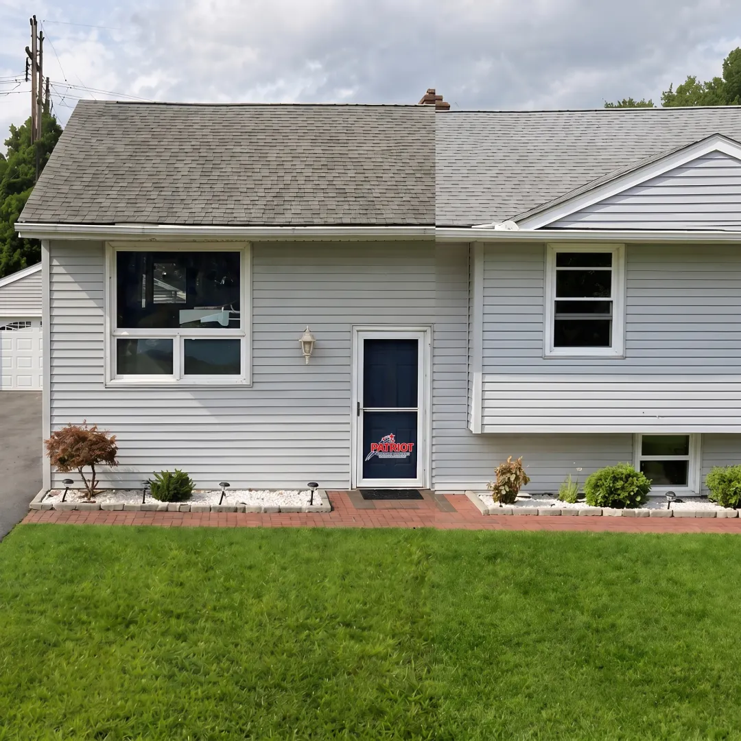 Clean home exterior and sparkling windows