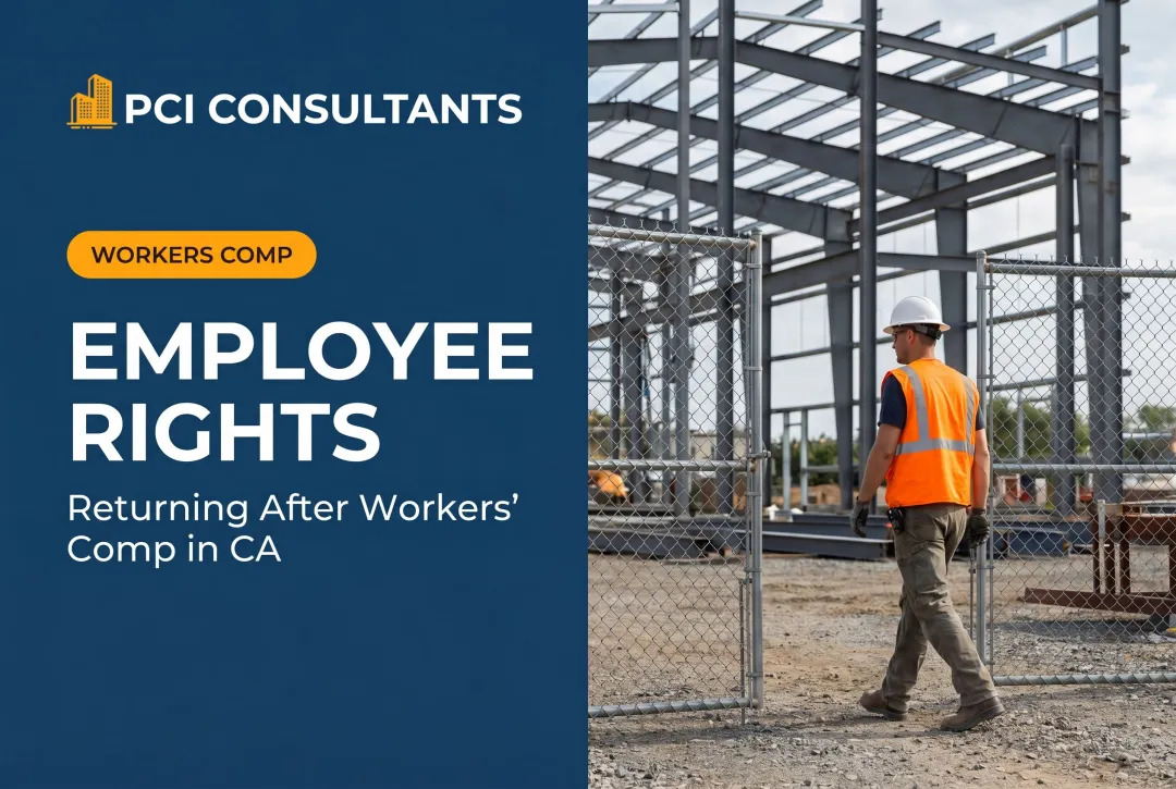 Employee Rights: Returning After Workers' Comp in CA