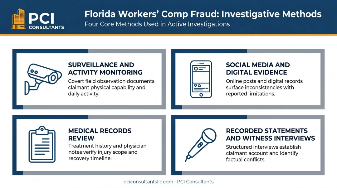 Four methods Florida workers comp investigators use to detect fraud