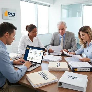 Workers compensation TPA consultants reviewing claims data