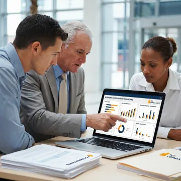 Workers compensation consultant reviewing claim data