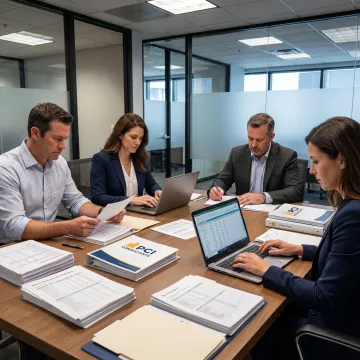 Workers compensation claims management team