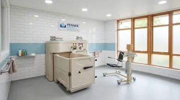 Penner Bathing healthcare system installed in nursing home bathing facility